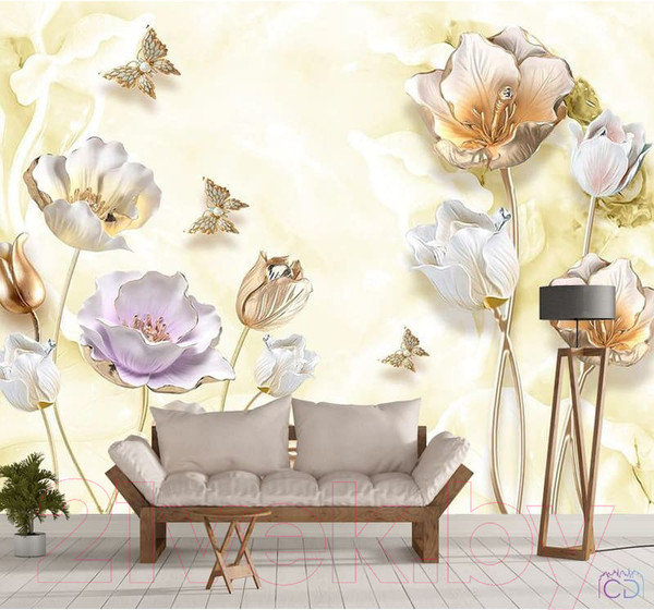 Изображение товара Фотообои листовые Citydecor Цветочный декор 10 (300x254)