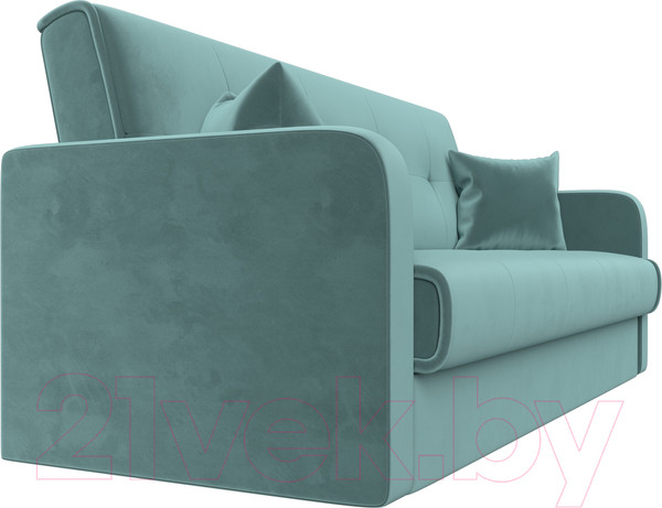 Изображение товара Диван Лига Диванов Надежда 72 / 103071 (велюр, бирюзовый)