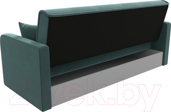 Изображение товара Диван Лига Диванов Надежда 72 / 103071 (велюр, бирюзовый)