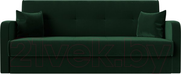 Изображение товара Диван Лига Диванов Надежда 72 / 103073 (велюр, зеленый)