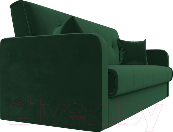 Изображение товара Диван Лига Диванов Надежда 72 / 103073 (велюр, зеленый)