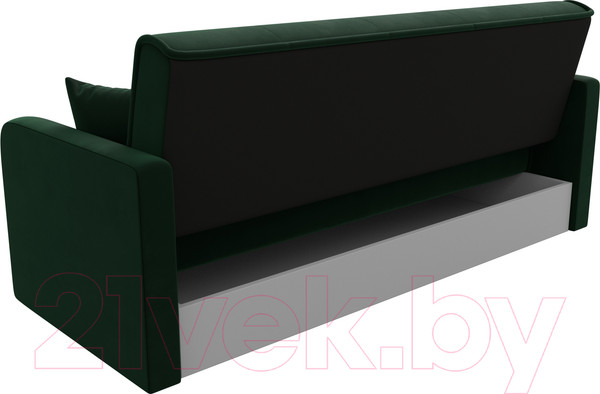 Изображение товара Диван Лига Диванов Надежда 72 / 103073 (велюр, зеленый)