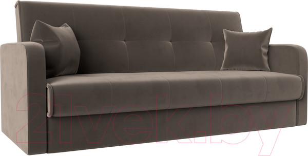 Изображение товара Диван Лига Диванов Надежда 72 / 103075 (велюр, коричневый)