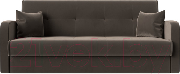 Изображение товара Диван Лига Диванов Надежда 72 / 103075 (велюр, коричневый)