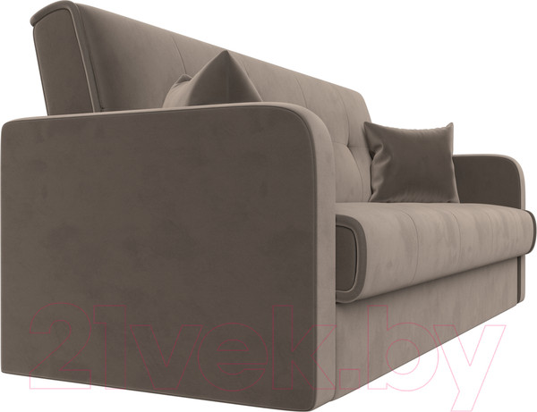 Изображение товара Диван Лига Диванов Надежда 72 / 103075 (велюр, коричневый)