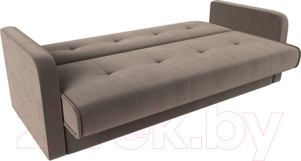 Изображение товара Диван Лига Диванов Надежда 72 / 103075 (велюр, коричневый)