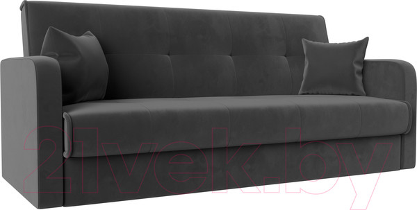 Изображение товара Диван Лига Диванов Надежда 72 / 103076 (велюр, серый)