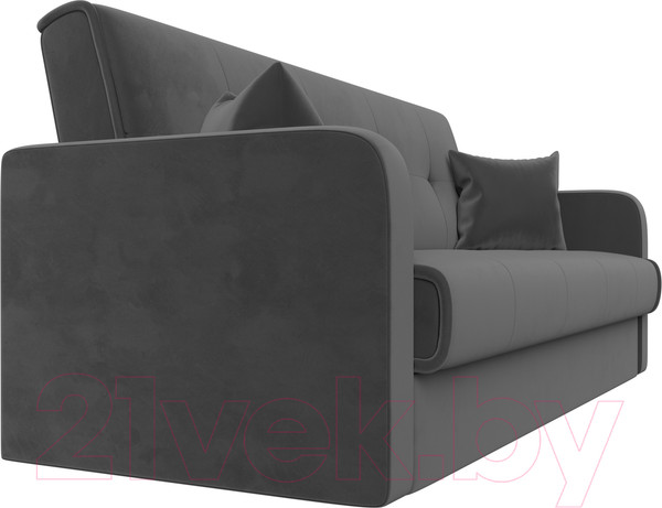 Изображение товара Диван Лига Диванов Надежда 72 / 103076 (велюр, серый)