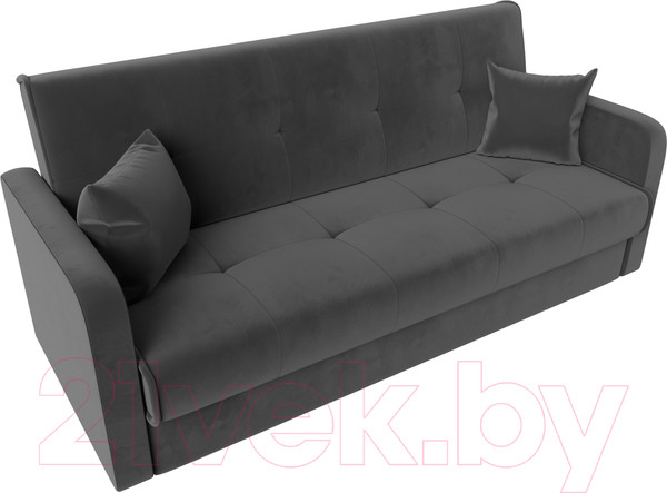 Изображение товара Диван Лига Диванов Надежда 72 / 103076 (велюр, серый)