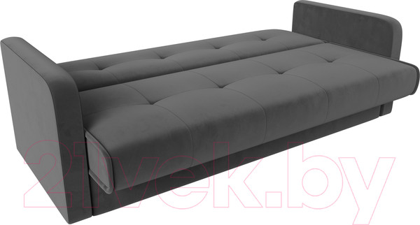 Изображение товара Диван Лига Диванов Надежда 72 / 103076 (велюр, серый)