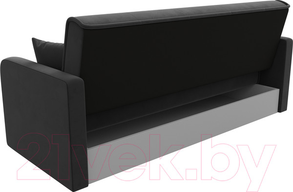 Изображение товара Диван Лига Диванов Надежда 72 / 103076 (велюр, серый)