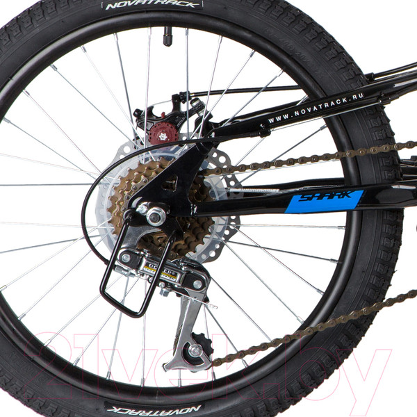 Изображение товара Детский велосипед Novatrack Shark 20SS6D.SHARK.BK20