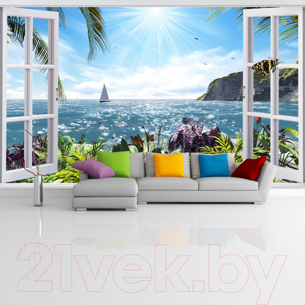 Изображение товара Фотообои листовые Citydecor Вид из окна 2 (300x150)