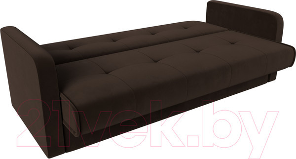 Изображение товара Диван Лига Диванов Надежда 72 / 103081 (микровельвет, коричневый)