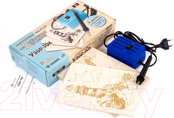 Изображение товара Выжигатель по дереву Десятое королевство Узор-10к / 01817