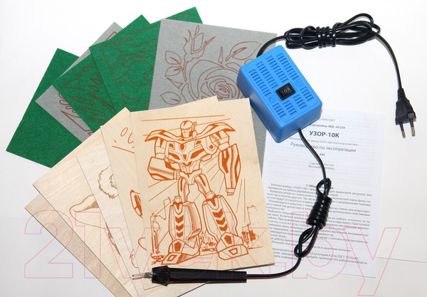 Изображение товара Выжигатель по дереву Десятое королевство Узор-10к / 03863