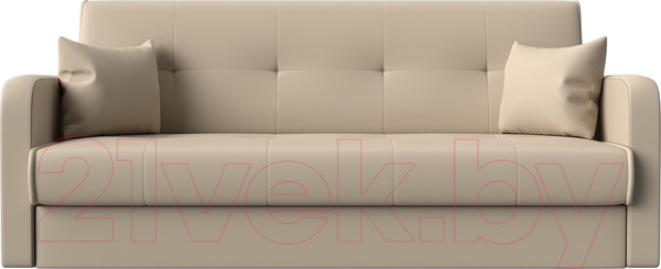Изображение товара Диван Лига Диванов Надежда 72 / 103086 (экокожа, бежевый)