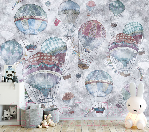 Изображение товара Фотообои листовые Citydecor Воздушные шары (300x254)