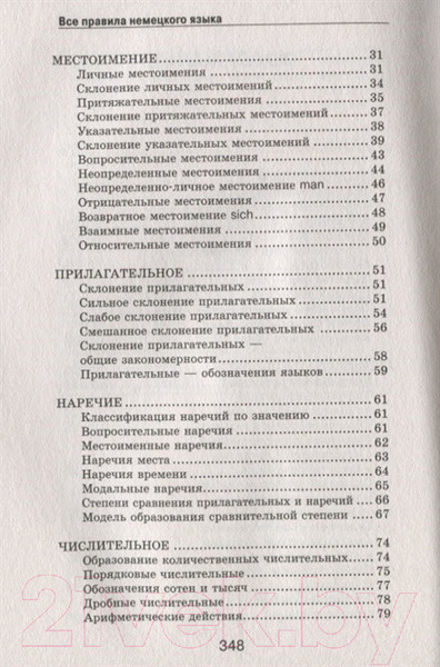Изображение товара Книга АСТ Самоучитель немецкого языка в схемах и таблицах (Ганина Н.)