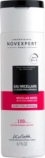 Изображение товара Мицеллярная вода Novexpert Hyaluronic Acid с гиалуроновой кислотой (200мл)