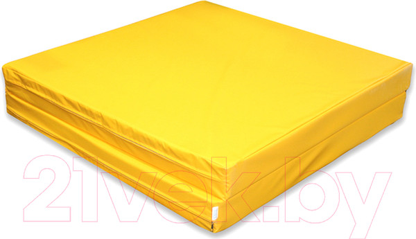 Изображение товара Гимнастический мат KMS sport Складной №10 1x1.5x0.1м (желтый)
