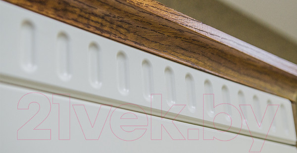 Изображение товара Шкаф с витриной Мебель-Неман Марсель МН-126-19 (крем/дуб кантри)