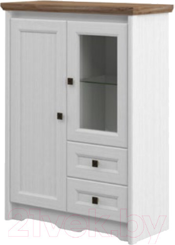 Изображение товара Тумба Мебель-Неман Тиволи МН-035-05 (белый структурный/дуб стирлинг)