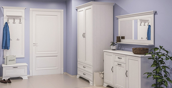 Изображение товара Тумба в прихожую Мебель-Неман Юнона МН-132-31 (белый текстурный)