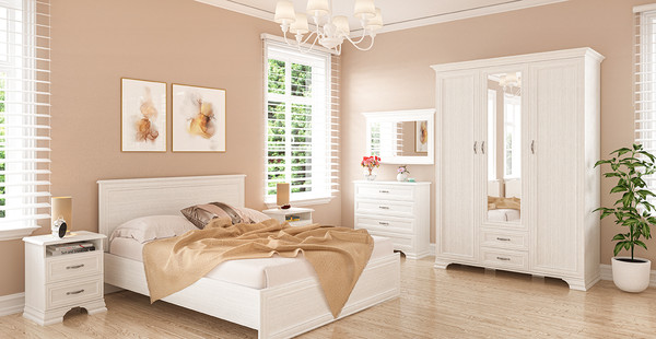 Изображение товара Тумба Мебель-Неман Юнона МН-132-02 (белый текстурный)