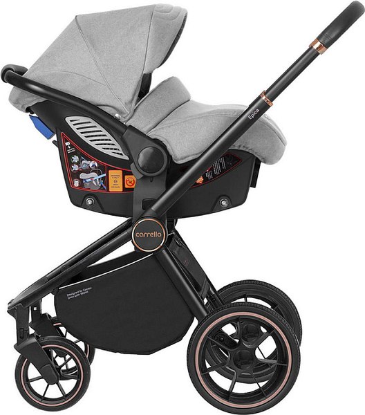 Изображение товара Детская универсальная коляска Carrello Epica 3 в 1 / CRL-8511 (Silver Grey)