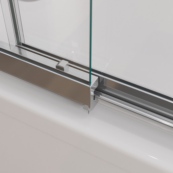 Изображение товара Стеклянная шторка для ванны Cezares SLIDER-VF-11-100/150-C-Cr