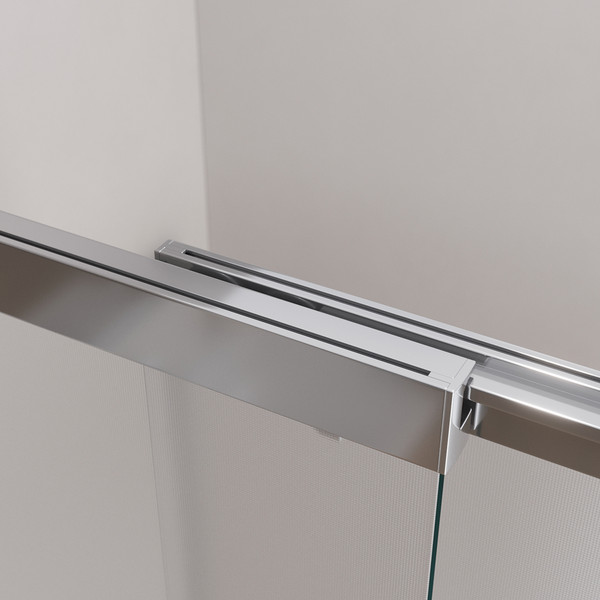 Изображение товара Стеклянная шторка для ванны Cezares SLIDER-VF-11-90/150-P-Cr