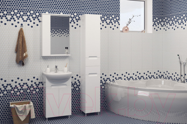 Изображение товара Шкаф с зеркалом для ванной Garda Marko-3/L (65)