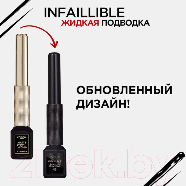 Изображение товара Подводка для глаз жидкая L'Oreal Paris Matte Signature тон 01