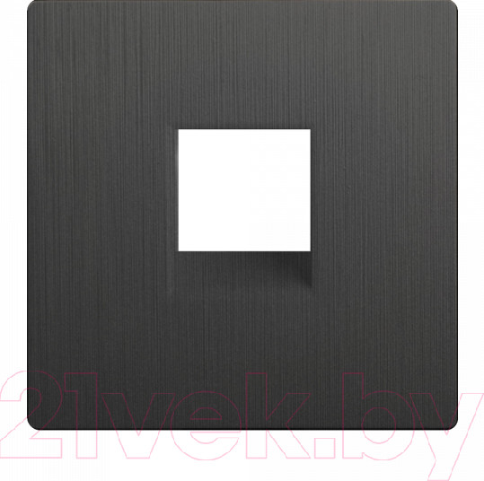 Изображение товара Лицевая панель Werkel WL04-RJ-11-CP / a046600 (графит рифленый)