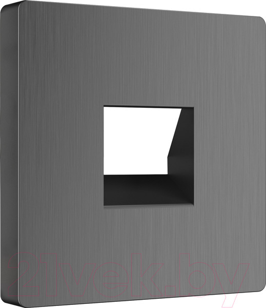 Изображение товара Лицевая панель Werkel WL04-RJ-11-CP / a046600 (графит рифленый)