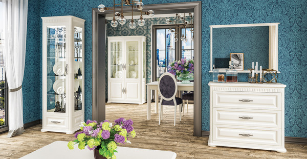 Изображение товара Комод Мебель-Неман МН-126-06(1) (кремовый)