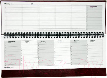 Изображение товара Планинг Brunnen Офис Торино 775 S 38-29 (бордовый)