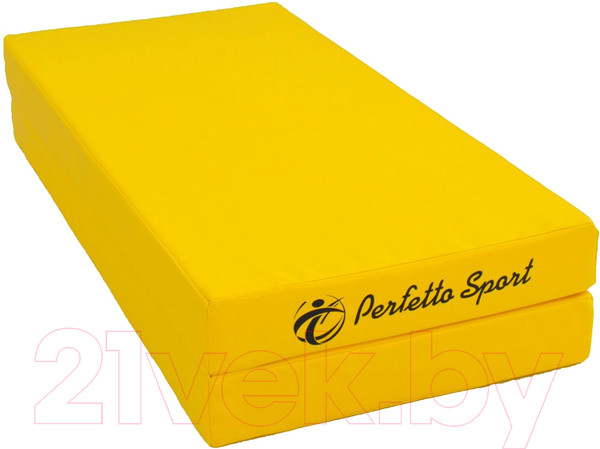 Изображение товара Гимнастический мат Perfetto Sport Складной №10 1x1.5x0.1м (желтый)