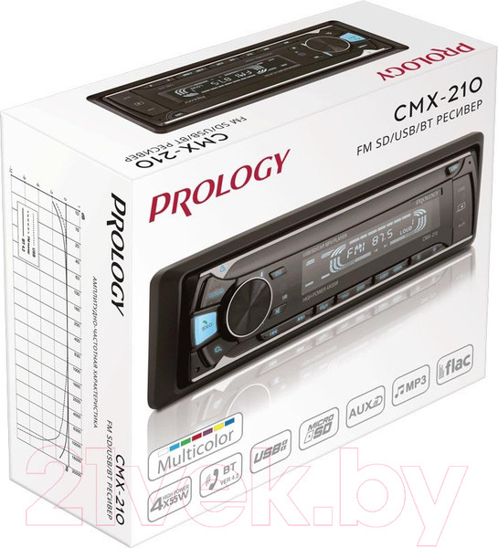 Изображение товара Бездисковая автомагнитола Prology CMX-210