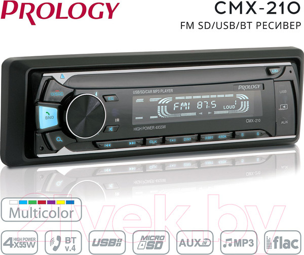 Изображение товара Бездисковая автомагнитола Prology CMX-210