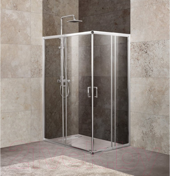 Изображение товара Душевой уголок BelBagno Unique-A-2-85/100-P-Cr