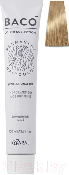 Изображение товара Крем-краска для волос Kaaral Baco 9.00 (очень светлый интенсивный блондин)