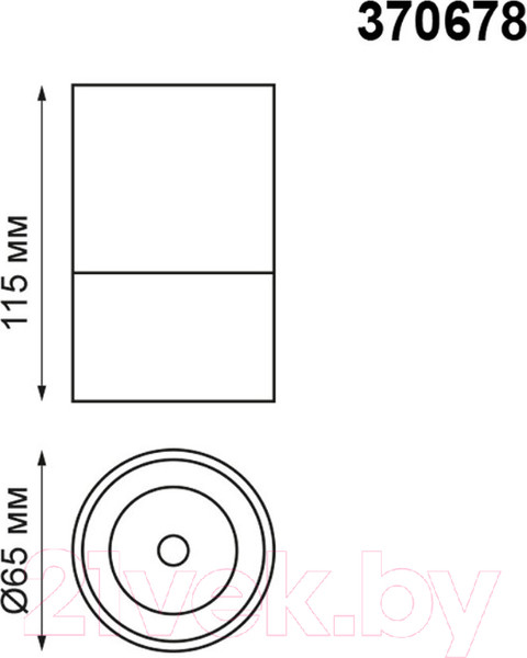 Изображение товара Точечный светильник Novotech Elinа 370678