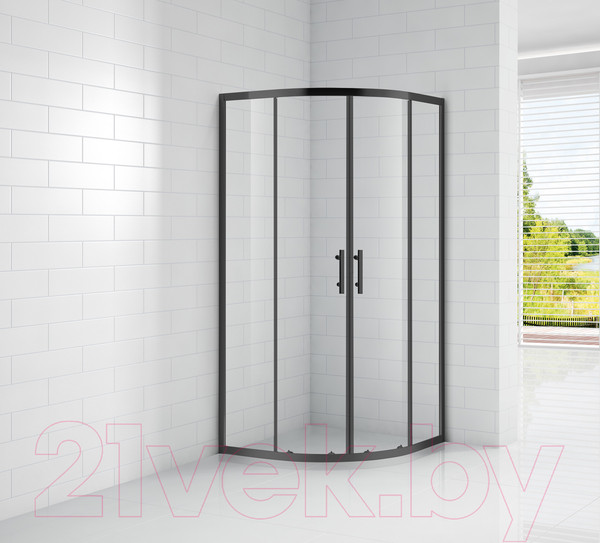 Изображение товара Душевой уголок Cezares ECO-O-R-2-90-C-NERO