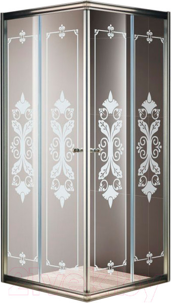 Изображение товара Душевой уголок Cezares GIUBILEO-A-2-100-SCORREVOLE-CP-Br