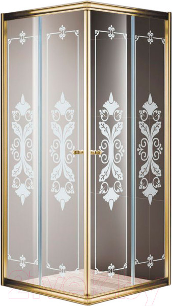 Изображение товара Душевой уголок Cezares GIUBILEO-A-2-100-SCORREVOLE-CP-G
