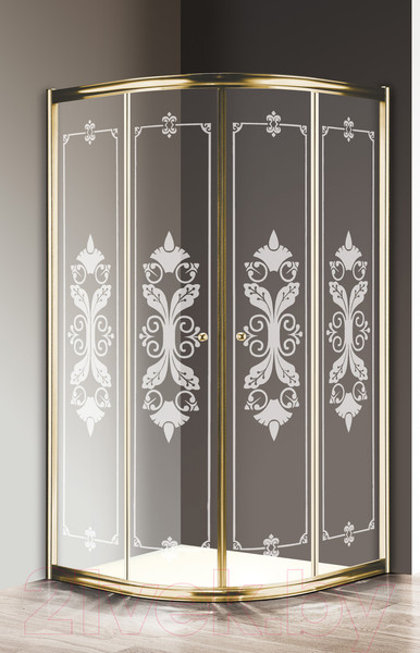 Изображение товара Душевой уголок Cezares Giubileo-R-2-90-SCORREVOLE-CP-G