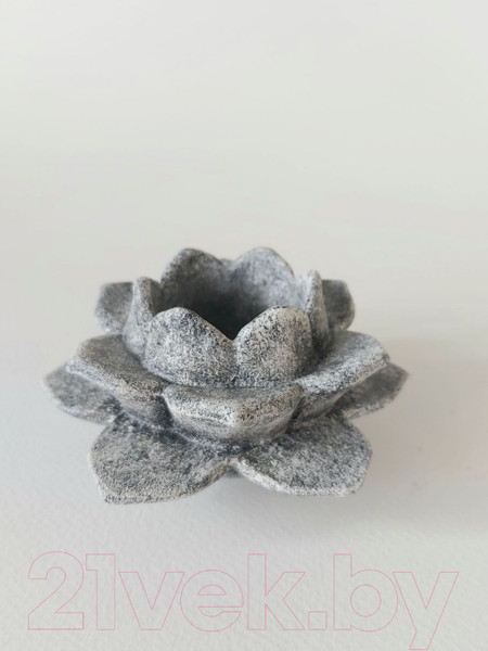 Изображение товара Подсвечник Нашы майстры Лотос / 1083 (декорированный)