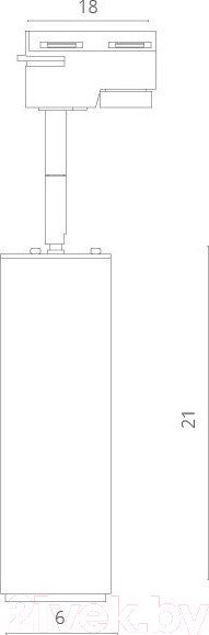 Изображение товара Трековый светильник Arte Lamp Track Lights A1412PL-1BK
